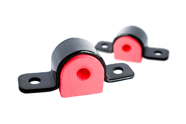 Akustik Pipe Omega Sylomer pipe isolation clamp