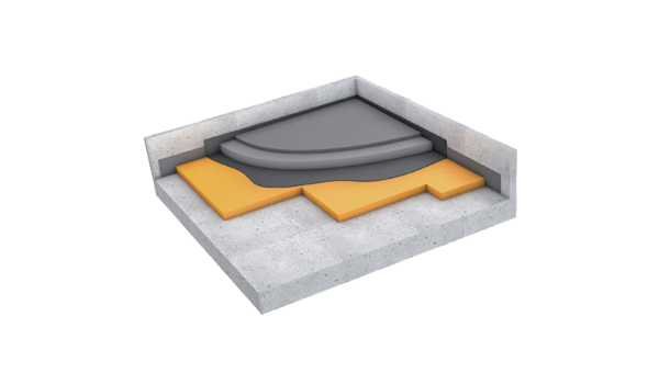 Floating floor construction diagram