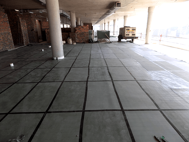90 Rivonia Road gym floor installation
