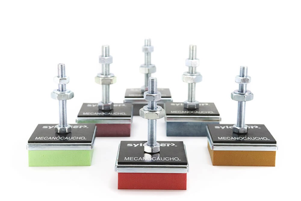 TSR Sylomer anti-vibration pad mounts for machinery and equipment isolation