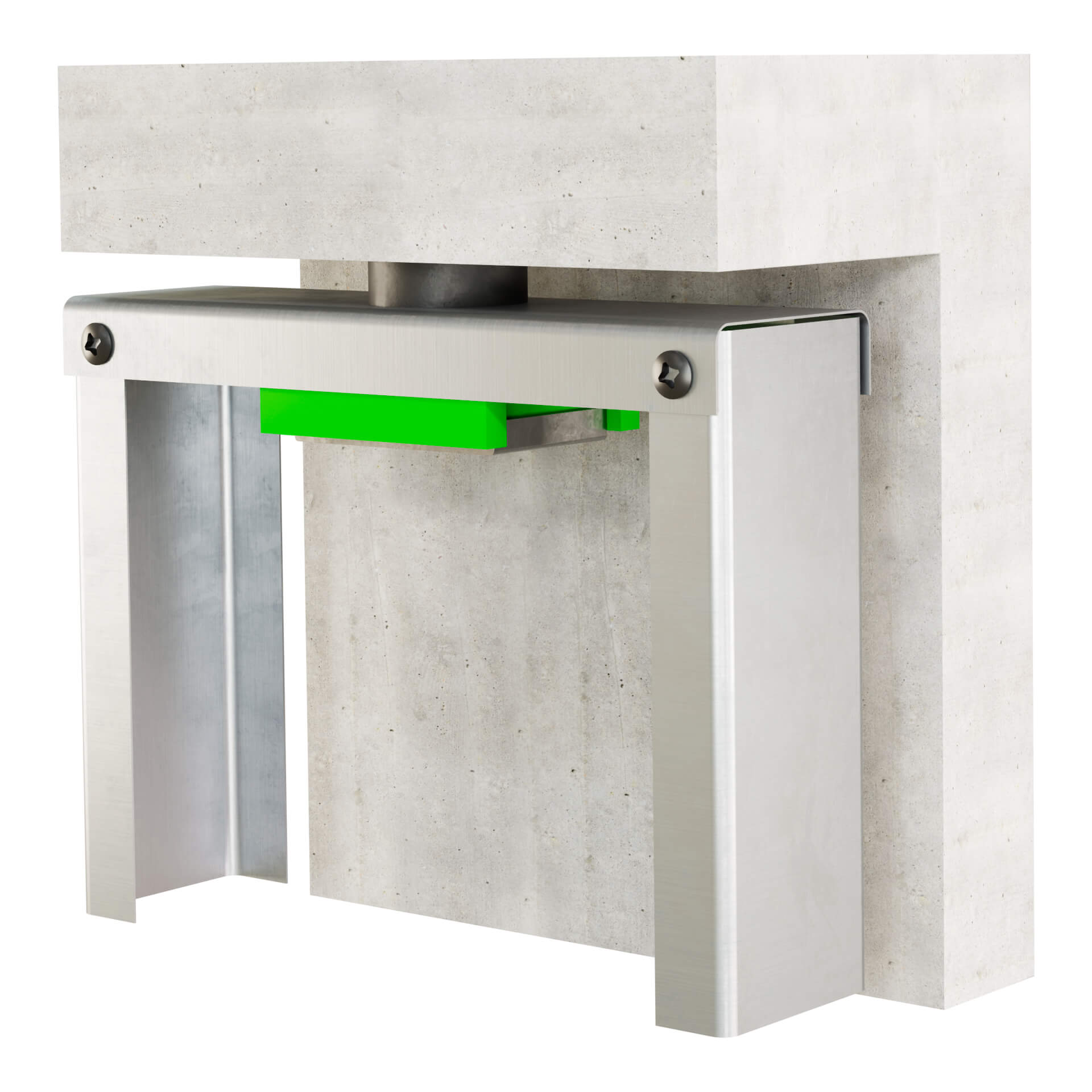 Wall Up Sylomer base isolation element for floating wall systems